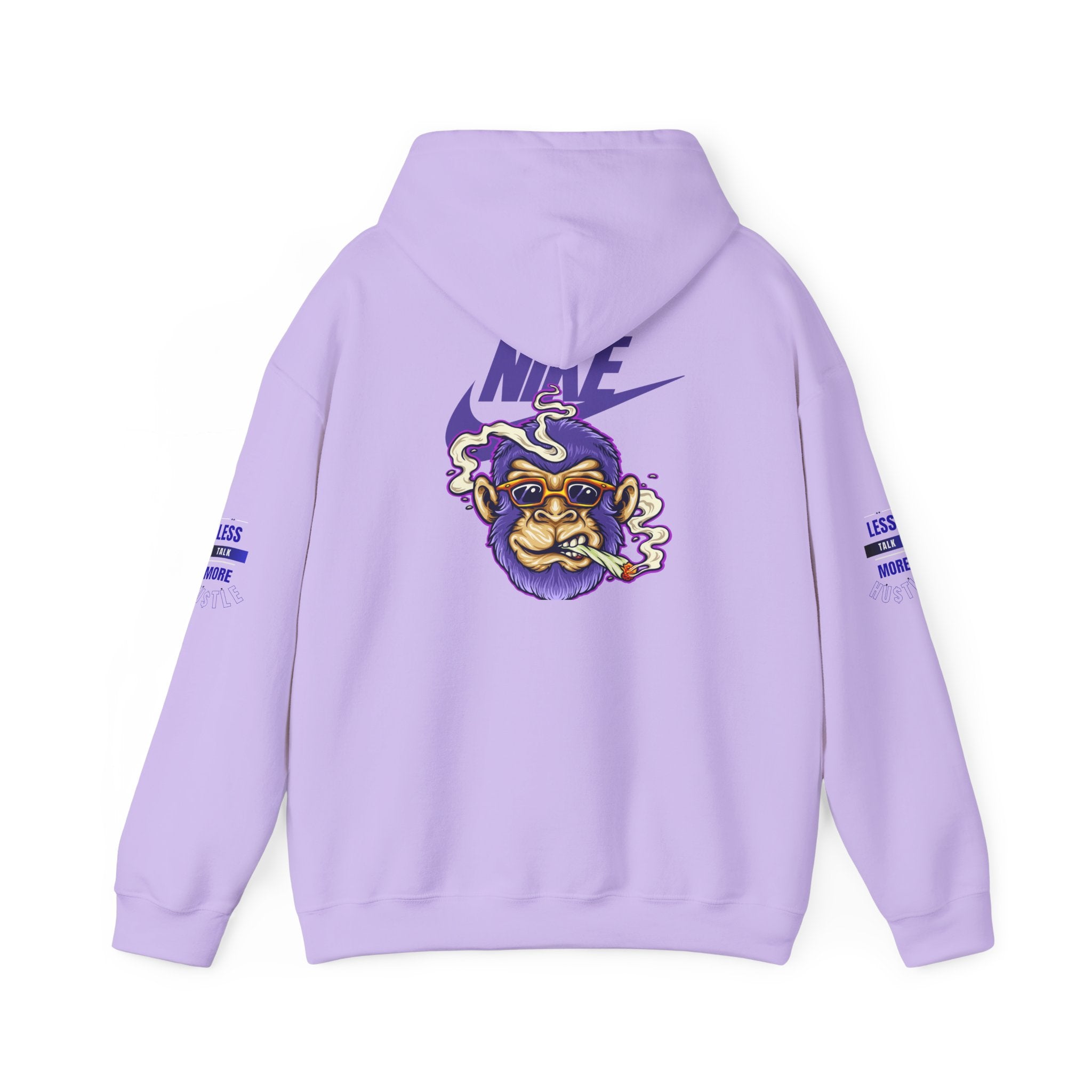 Retro Smoking Ape Nike Logo Hoodie | Streetwear Pullover