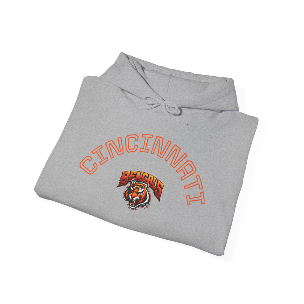 Cincinnati Bengals Hoodie — Vintage Tiger Logo Pullover