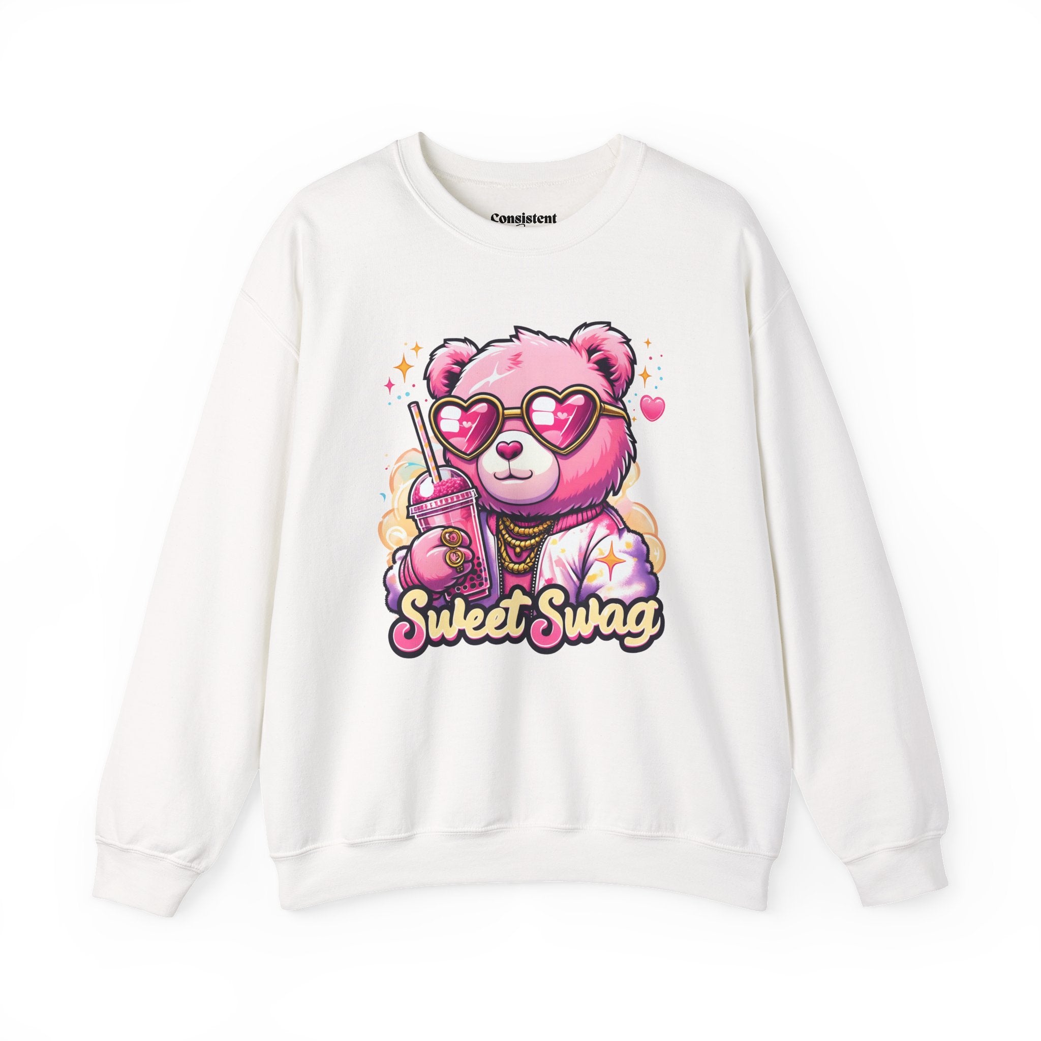 Pink Bear Sweet Swag Sweatshirt | Cute Graphic