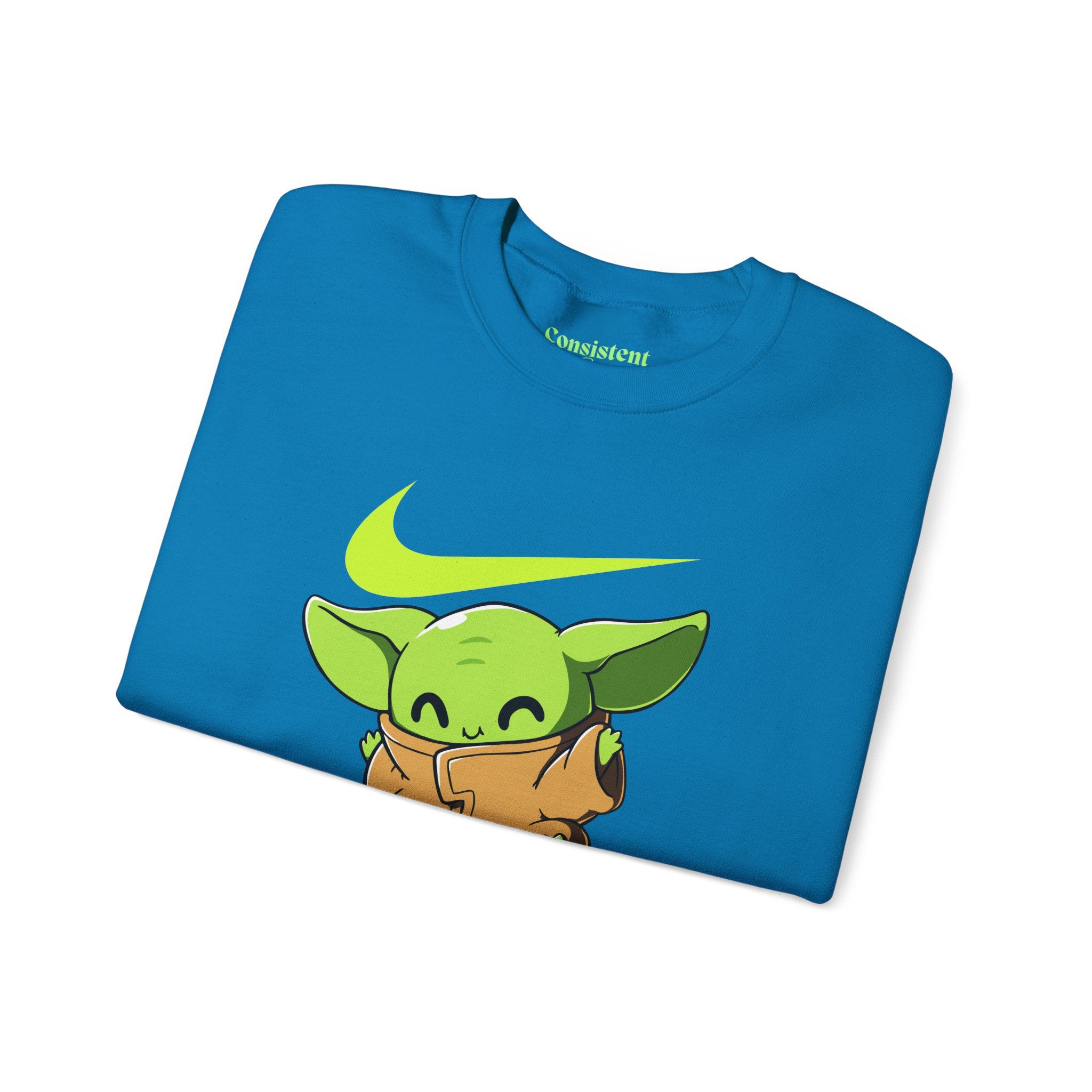Neon Swoosh Just Do It Graphic Sweatshirt