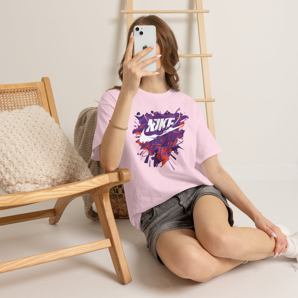 Graphic Tee-Nike Swoosh Splash