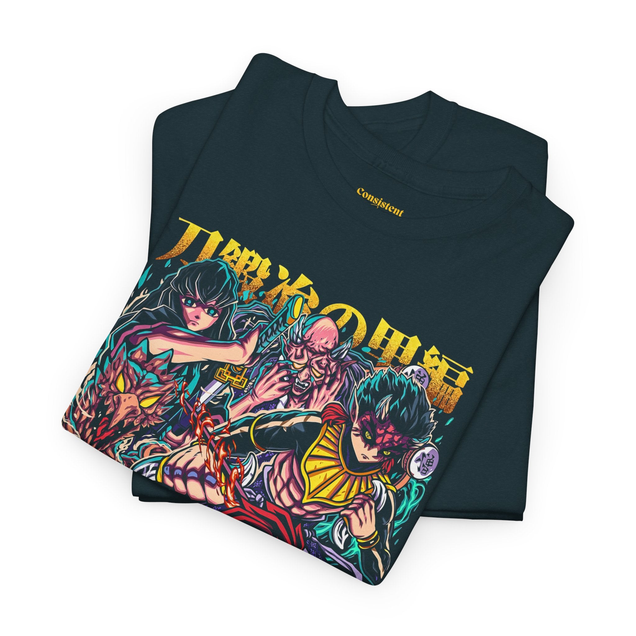 Anime Character Collage T-Shirt — Vibrant Manga Villains & Heroes Graphic Tee