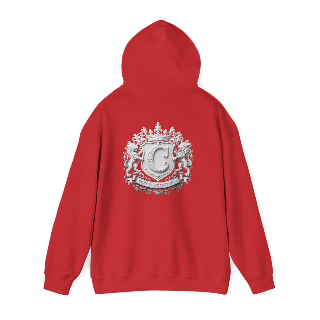 Consistent Clothing Crest Hoodie — Vintage Collegiate Logo Pullover