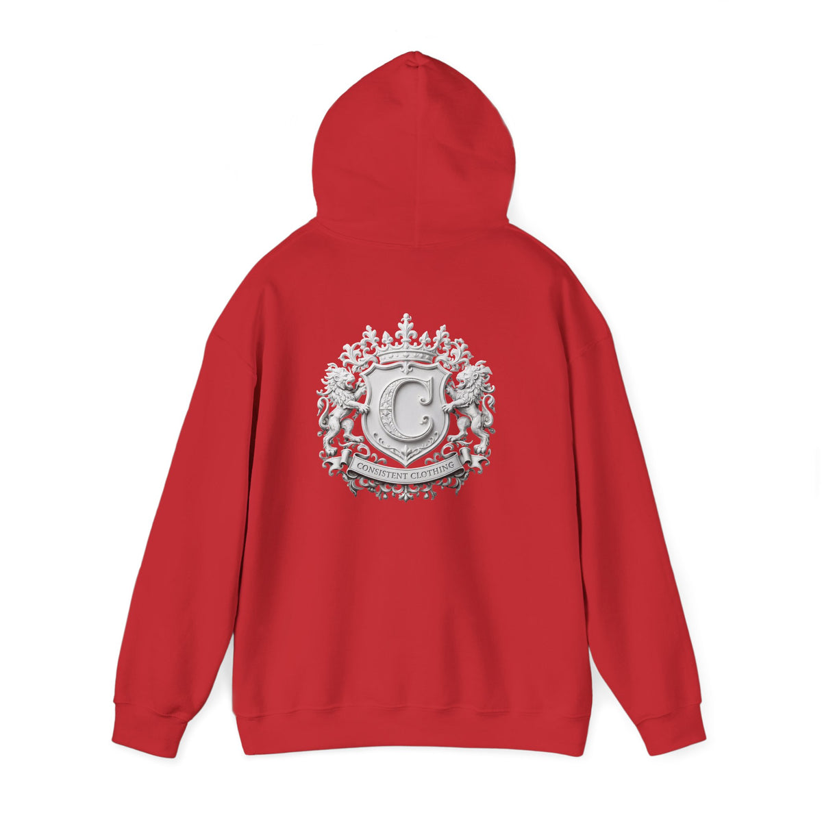 Consistent Clothing Crest Hoodie — Vintage Collegiate Logo Pullover