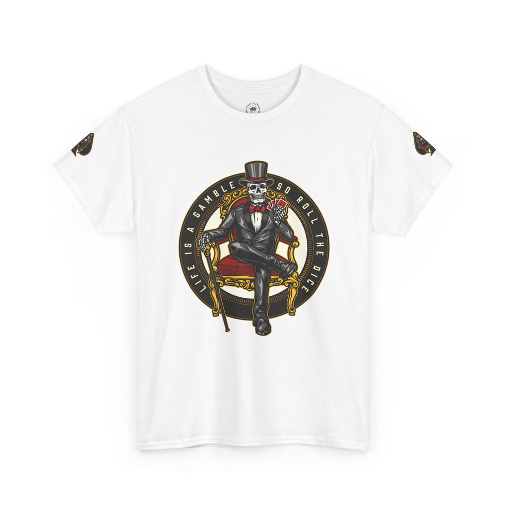 Life Is A Gamble - Top Hat Skeleton T-Shirt