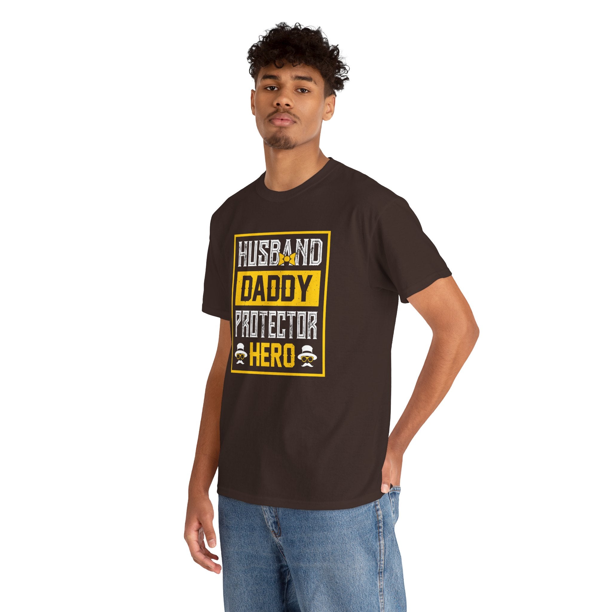 Husband Daddy Protector Hero Tee – Father’s Day Gift Shirt