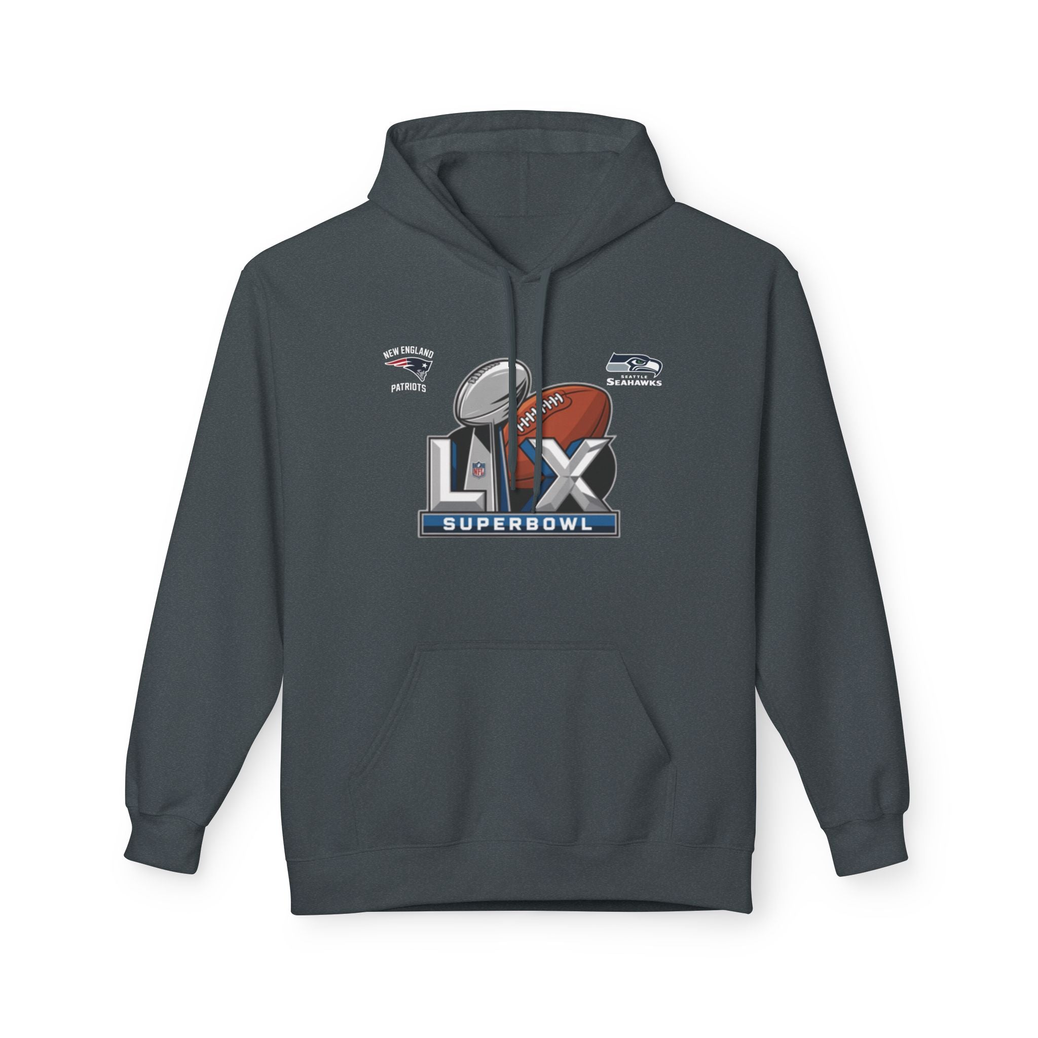 Super Bowl LX Logo Hoodie | Football Championship Pullover