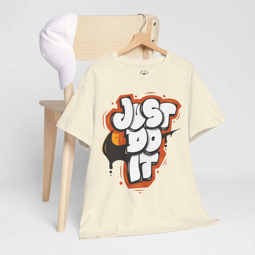 Just Do It graffiti tee | Motivational slogan tee