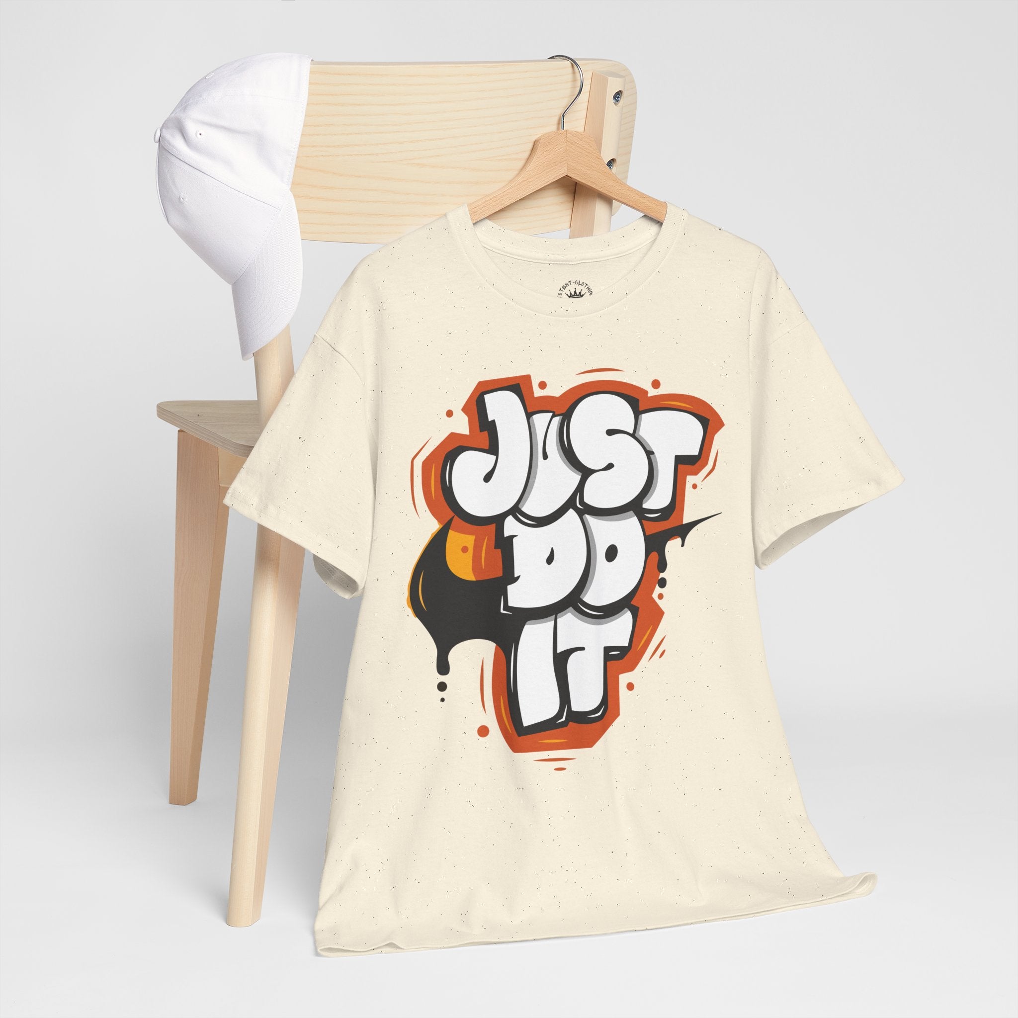 Just Do It graffiti tee | Motivational slogan tee