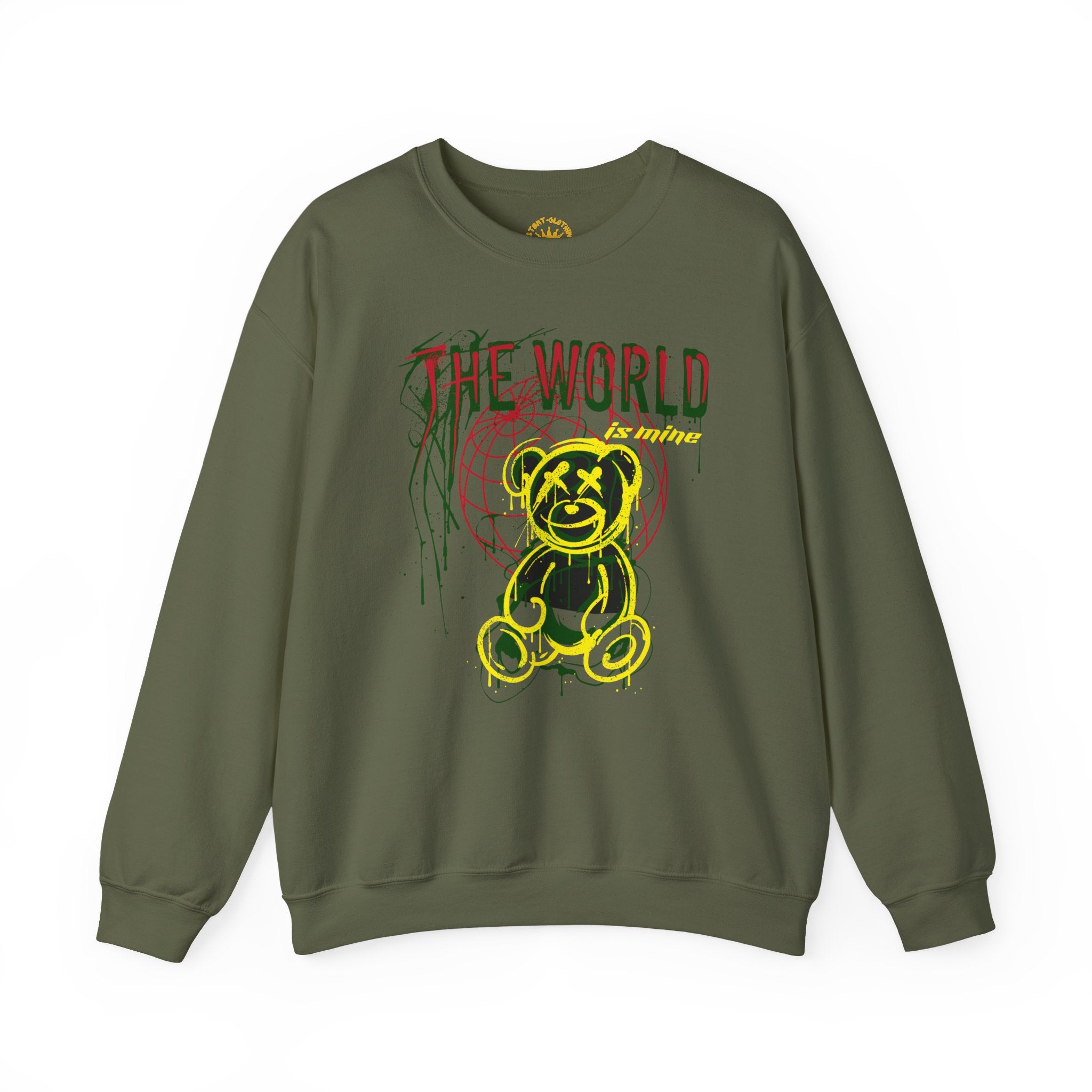 The World Is Mine Teddy Crewneck Sweatshirt