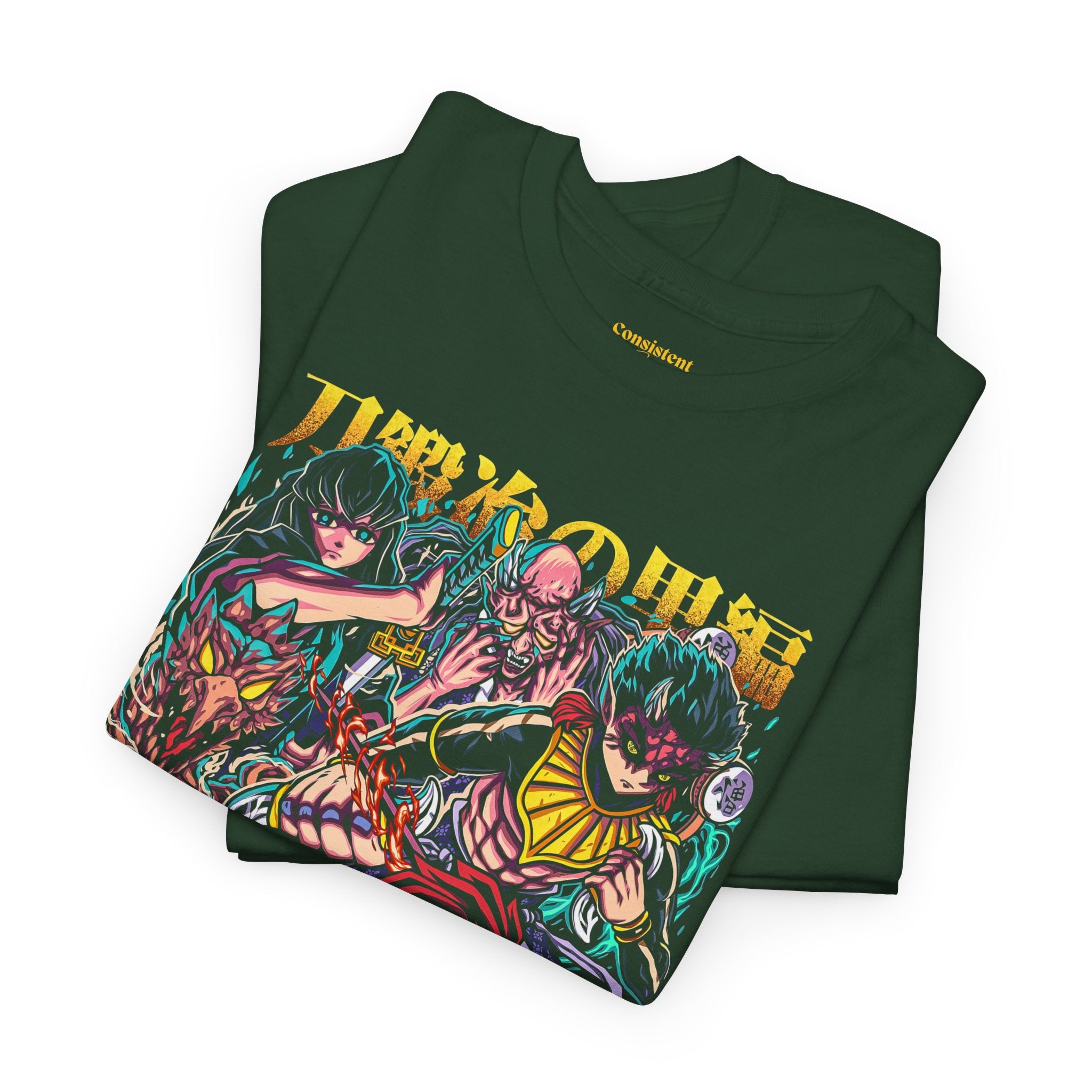 Anime Character Collage T-Shirt — Vibrant Manga Villains & Heroes Graphic Tee