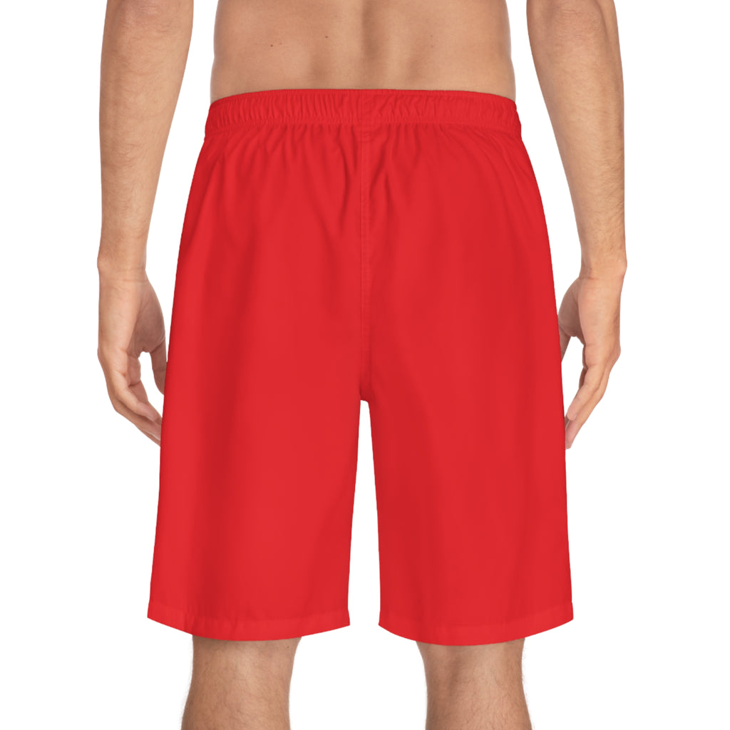 Ace of Spades Men’s Board Shorts - Red