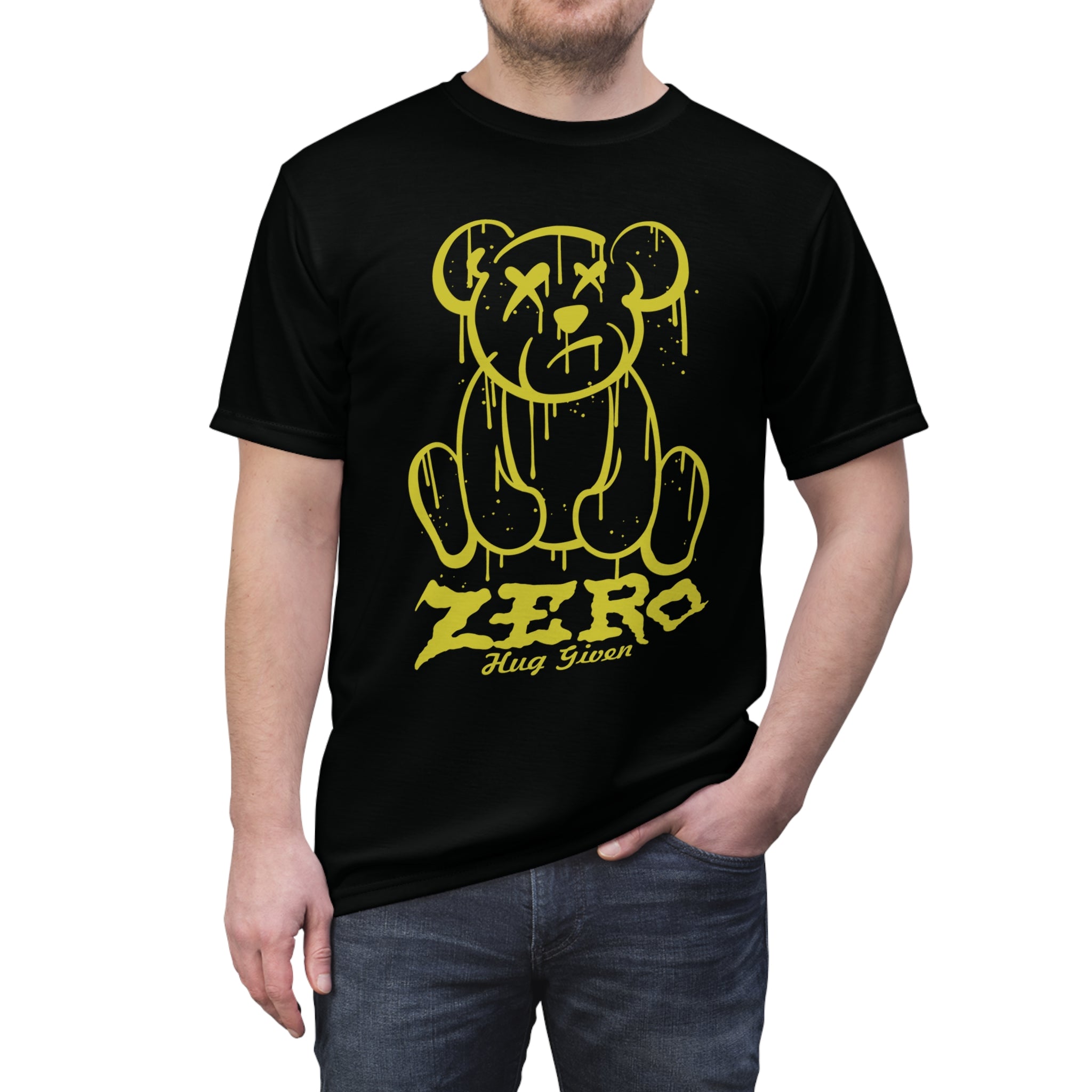 Zero Hug Given Graphic Tee — Dripping Bear Streetwear T‑Shirt