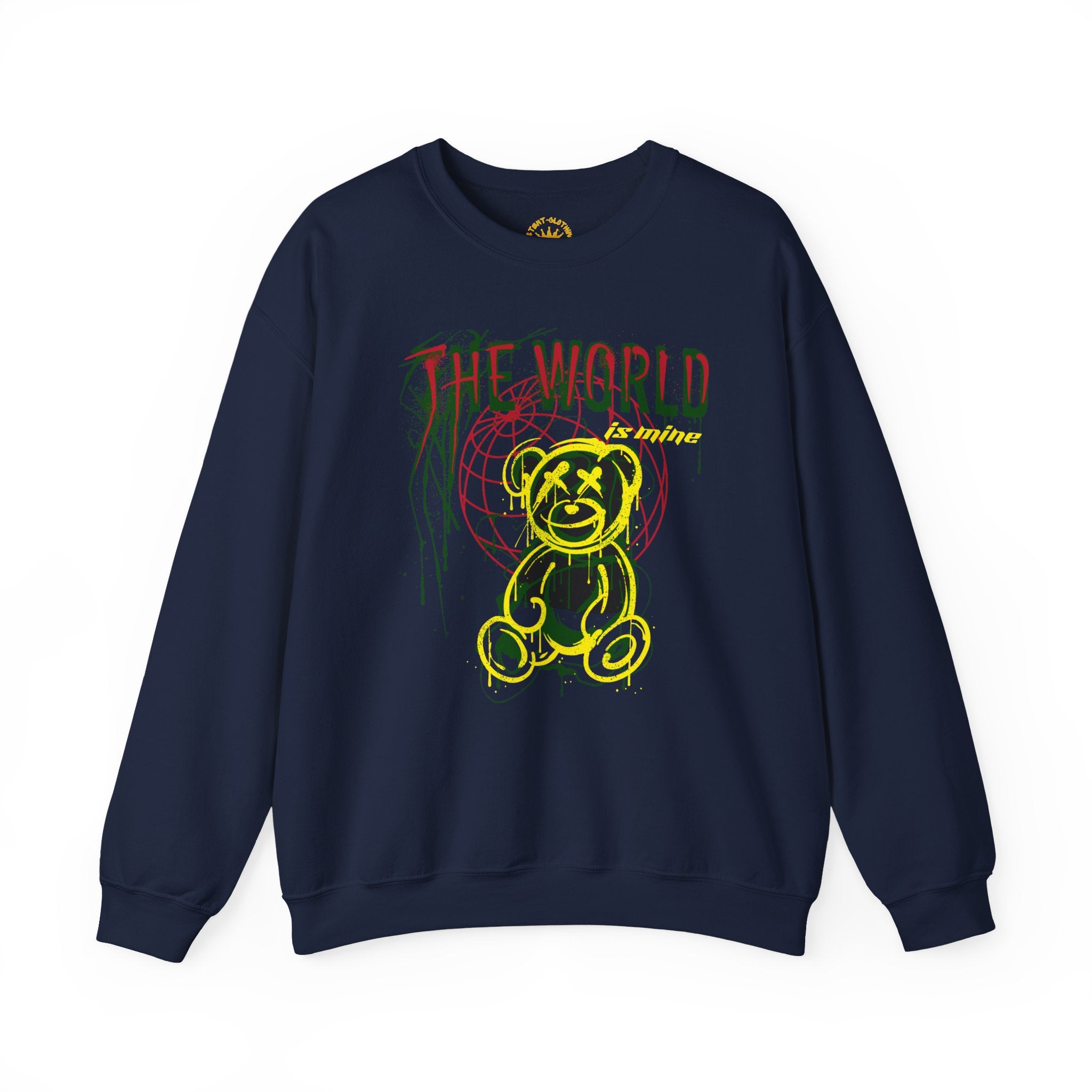The World Is Mine Teddy Crewneck Sweatshirt