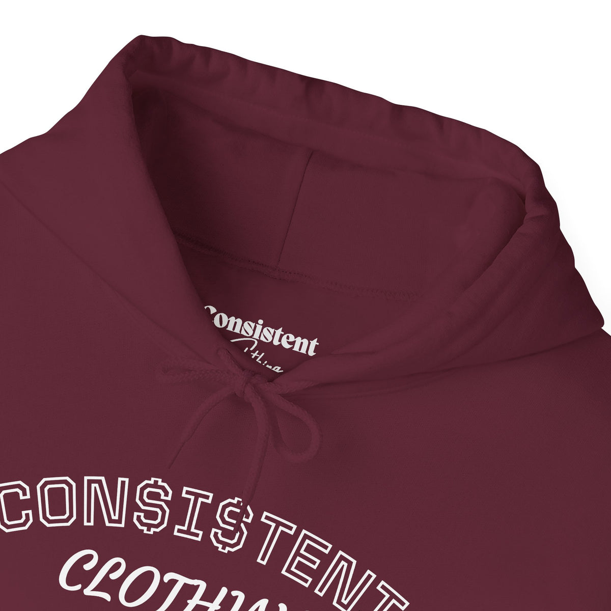 Consistent Clothing Crest Hoodie — Vintage Collegiate Logo Pullover