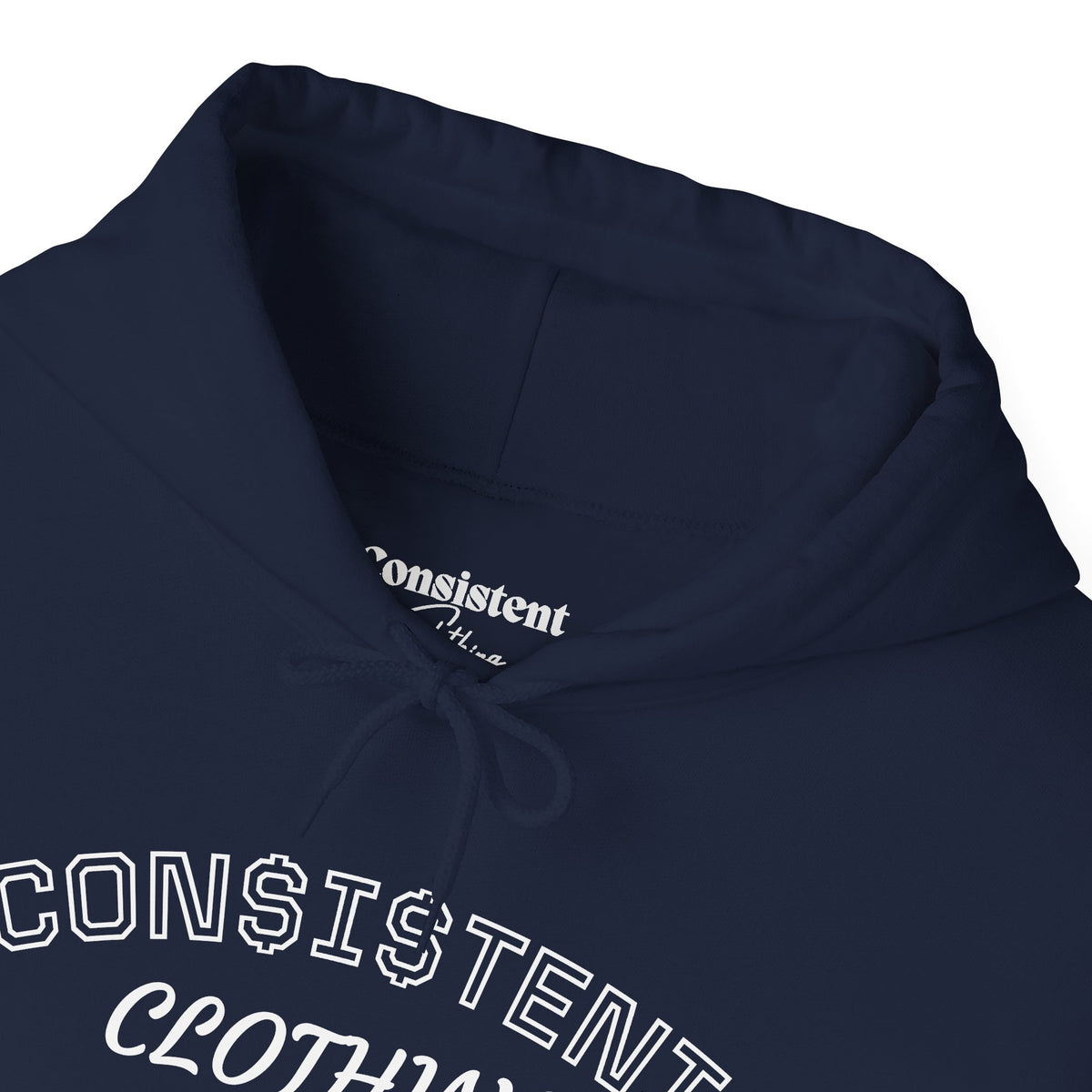 Consistent Clothing Crest Hoodie — Vintage Collegiate Logo Pullover