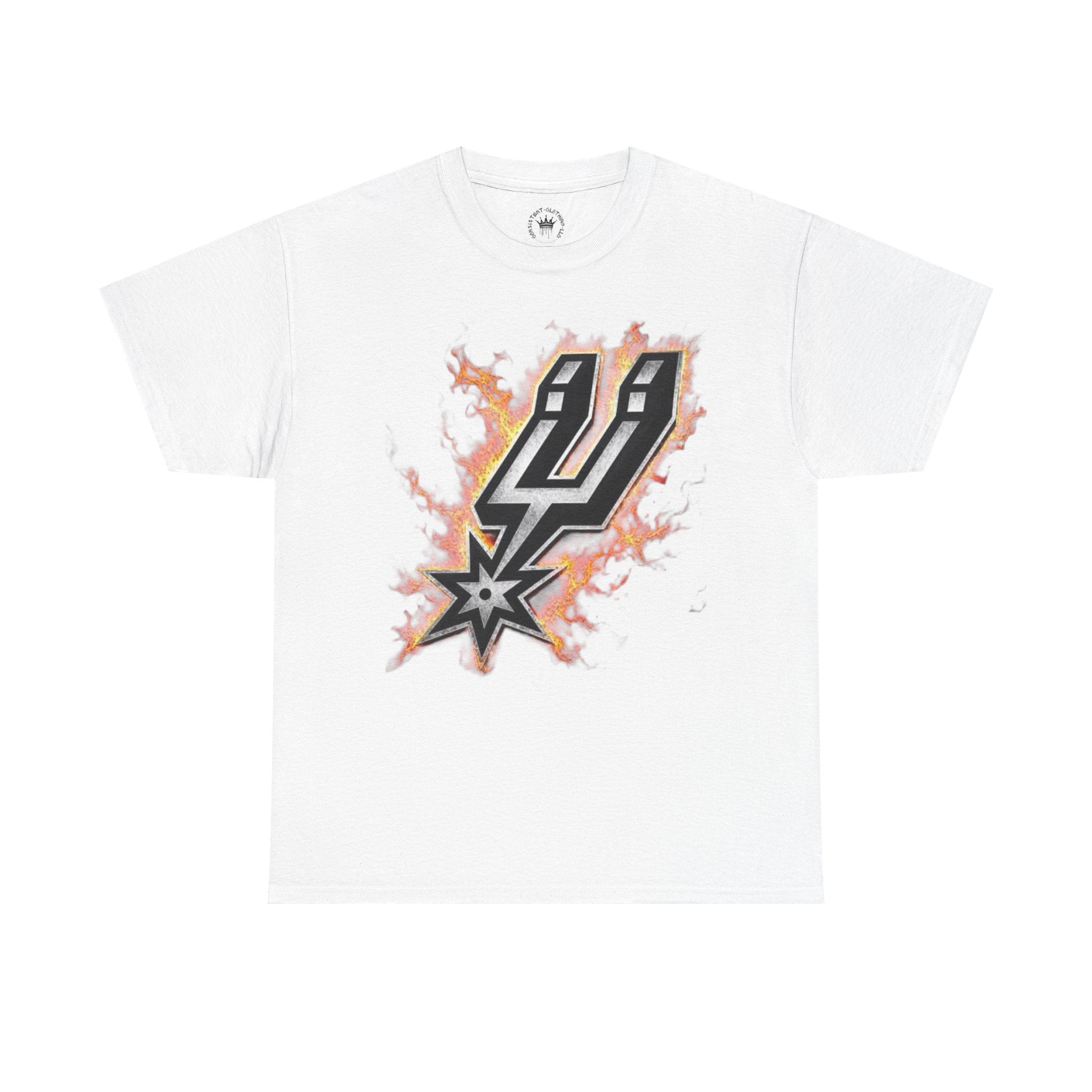 San Antonio Spurs Logo T-Shirt — Men's NBA Basketball Fan Tee