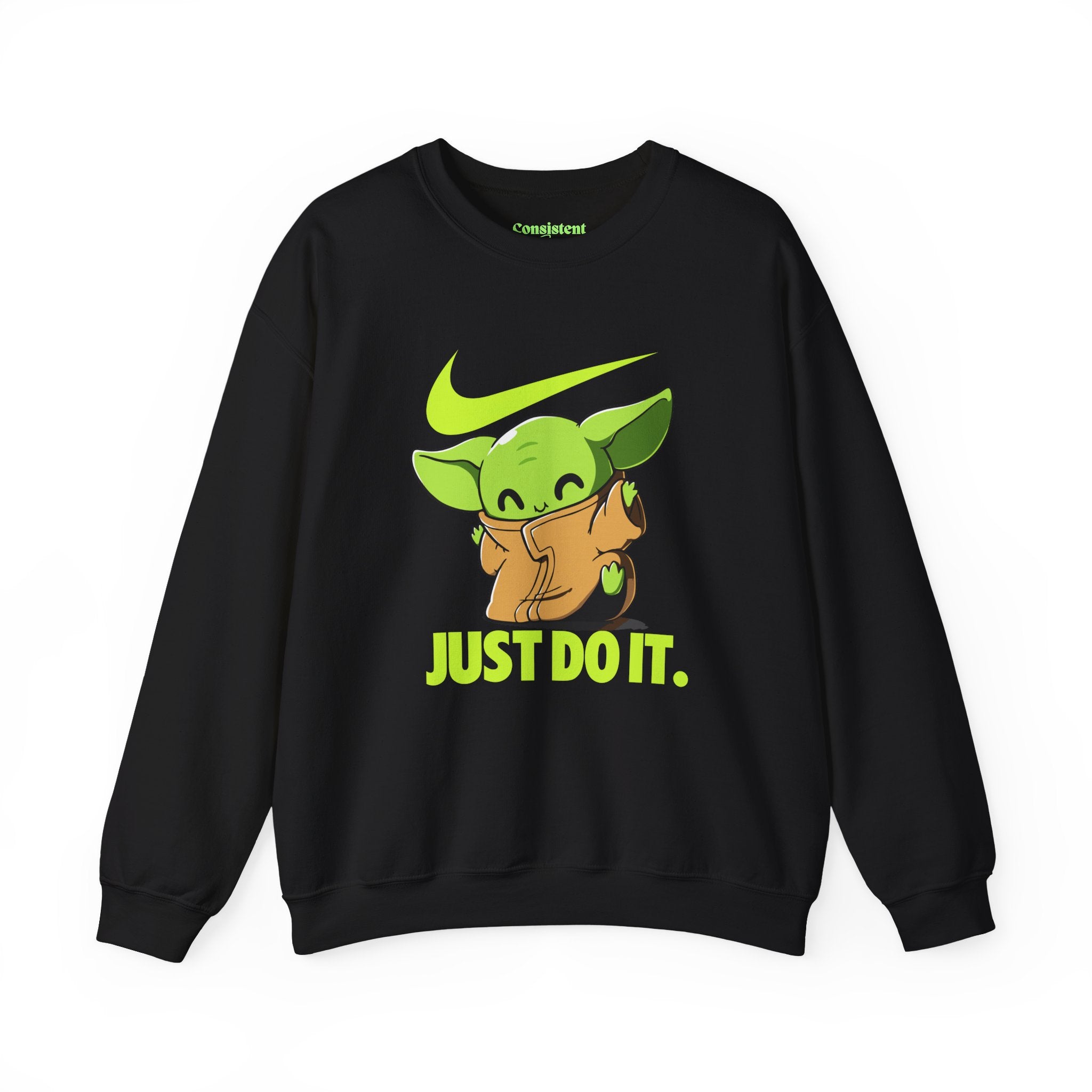 Neon Swoosh Just Do It Graphic Sweatshirt