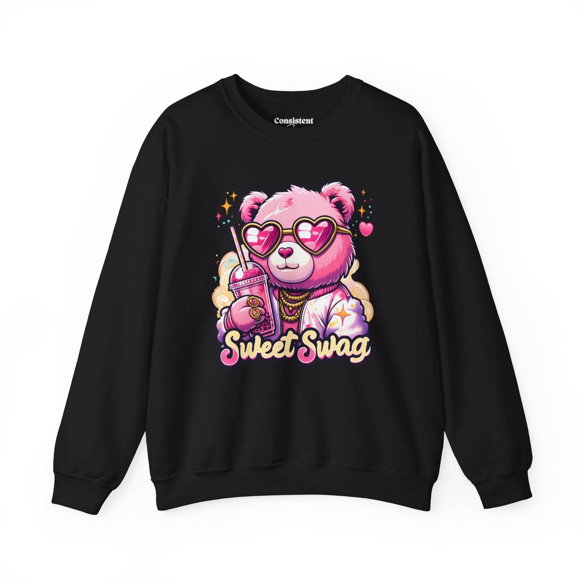 Pink Bear Sweet Swag Sweatshirt | Cute Graphic