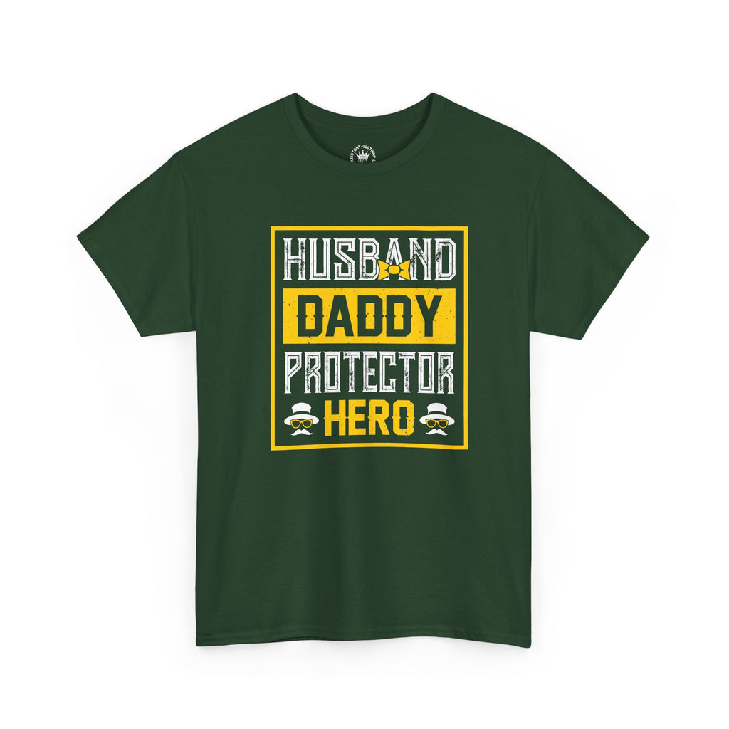 Husband Daddy Protector Hero Tee – Father’s Day Gift Shirt