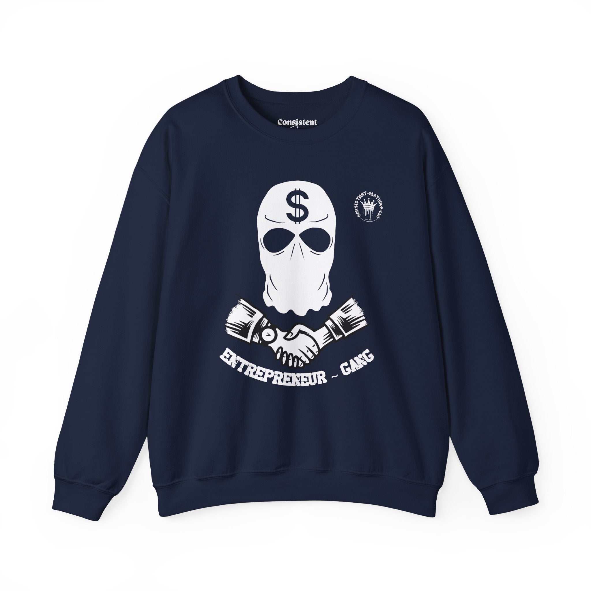 Entrepreneur Gang Crewneck Sweatshirt| Money Skull