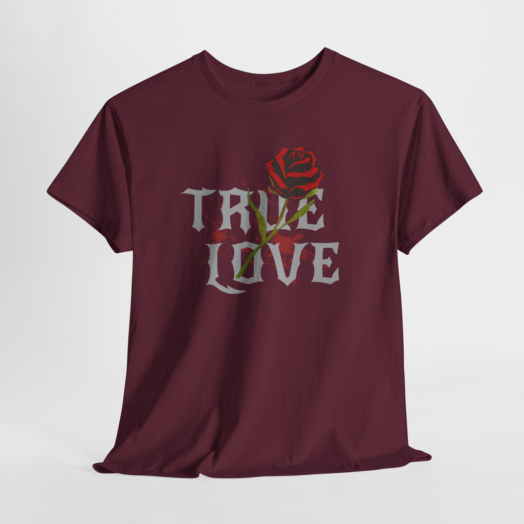 True Love Rose T-Shirt — Gothic Romance Graphic Tee