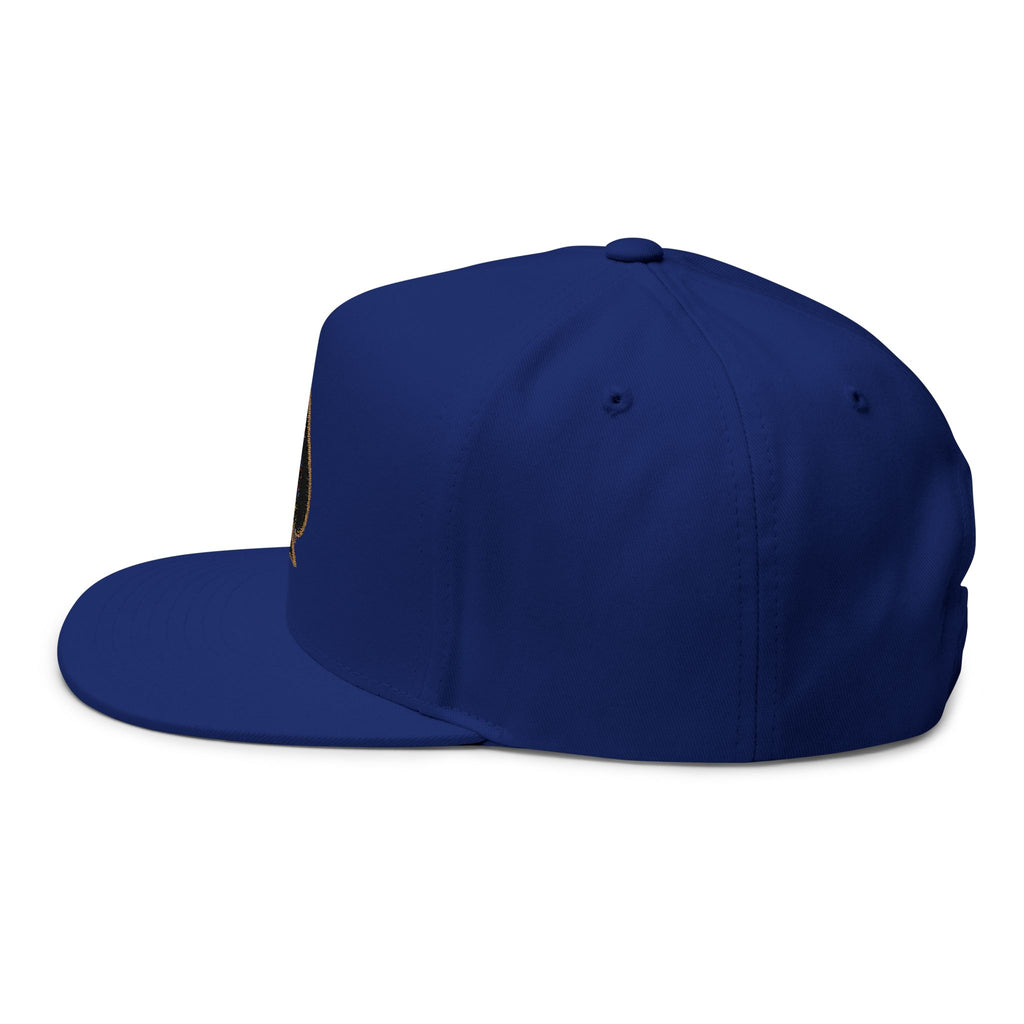 Ace of Spades Embroidered Flat Bill Hats