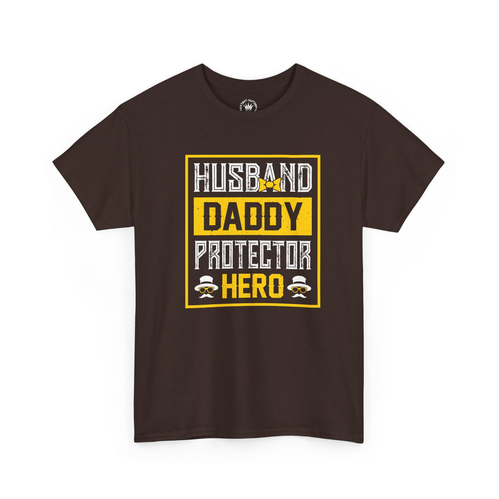 Husband Daddy Protector Hero Tee – Father’s Day Gift Shirt