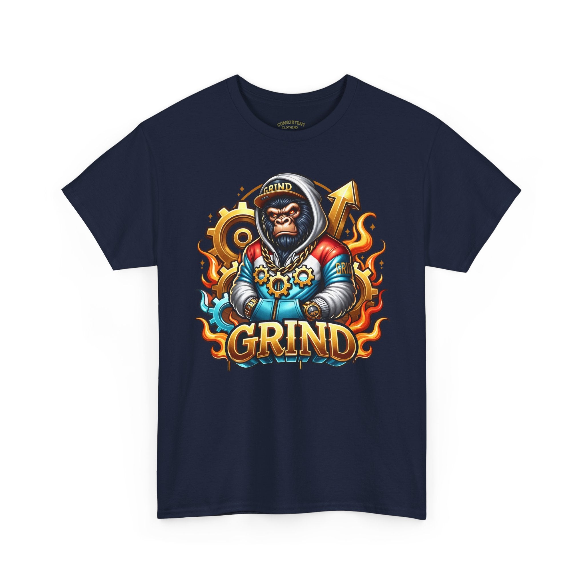 Grind Gorilla Tee — Motivational Streetwear T‑Shirt