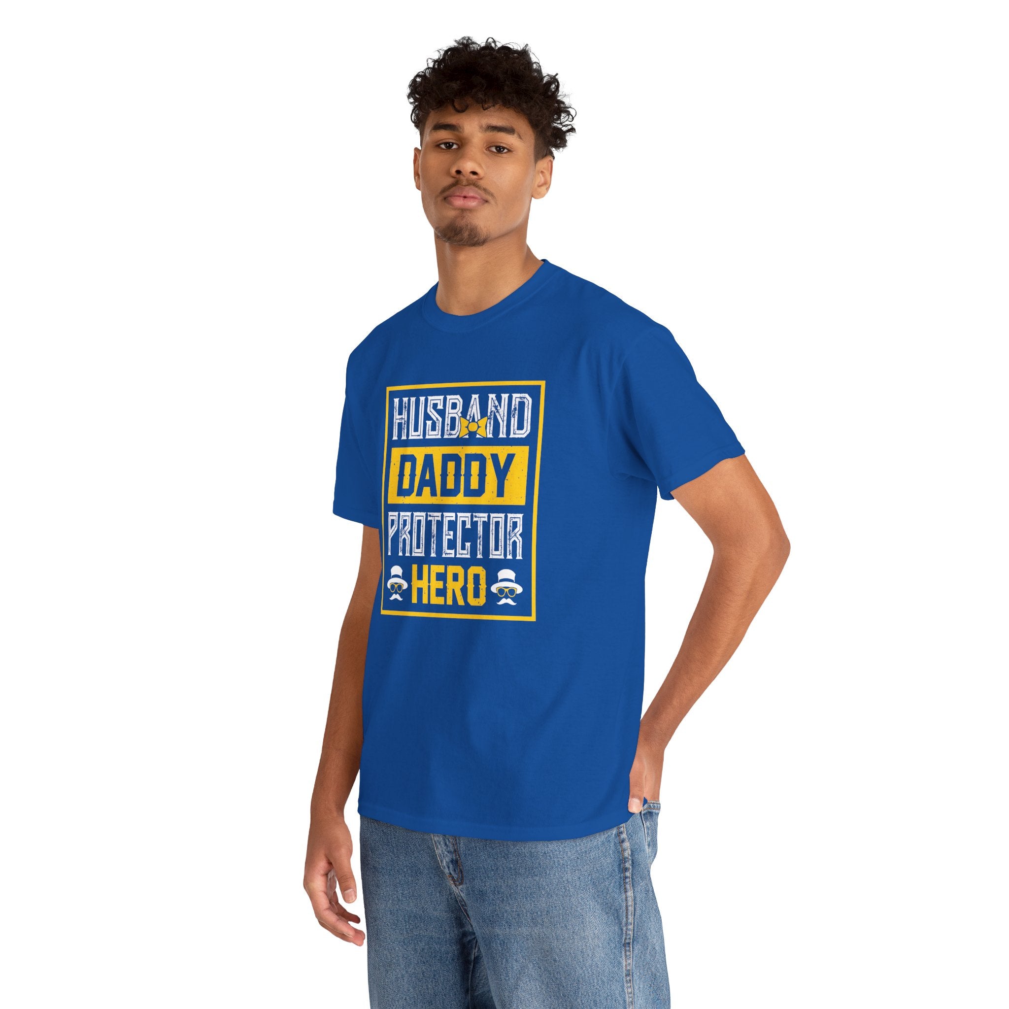 Husband Daddy Protector Hero Tee – Father’s Day Gift Shirt