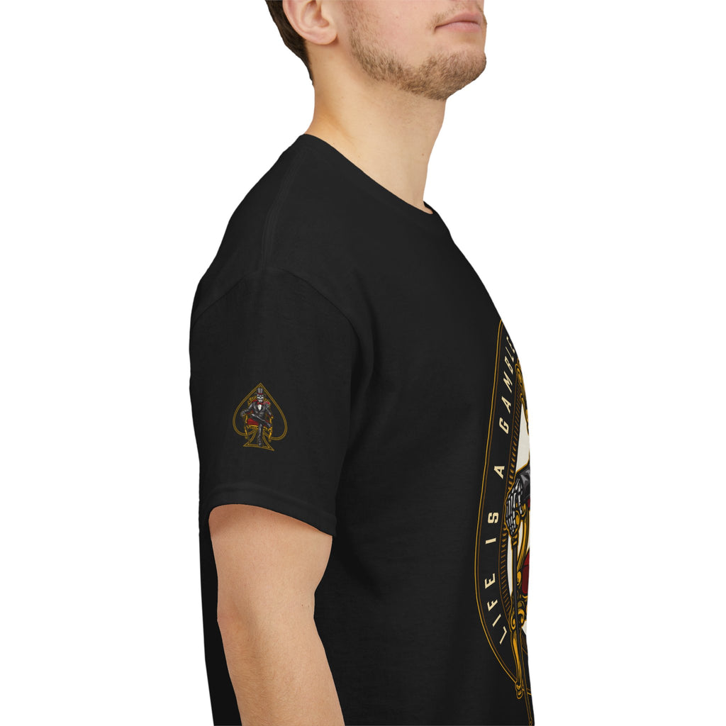 Life Is A Gamble - Top Hat Skeleton T-Shirt