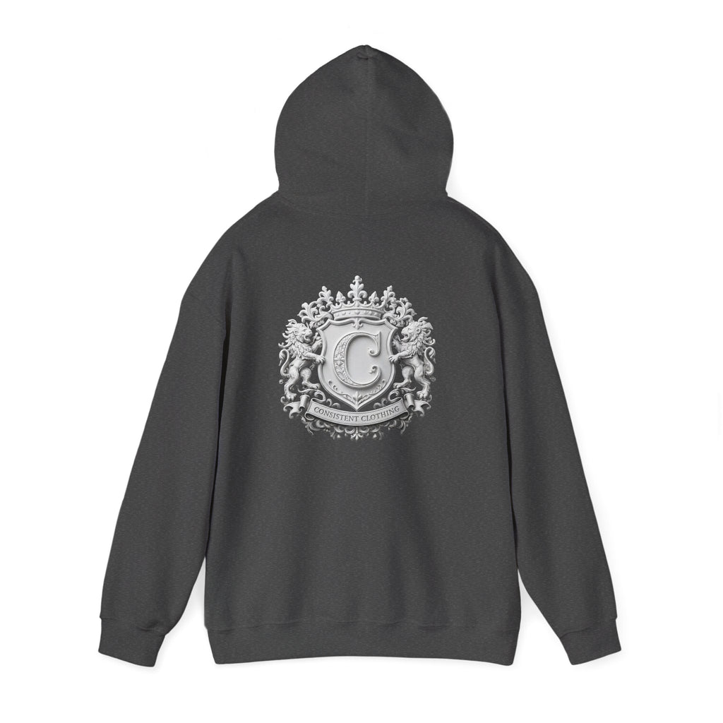 Consistent Clothing Crest Hoodie — Vintage Collegiate Logo Pullover