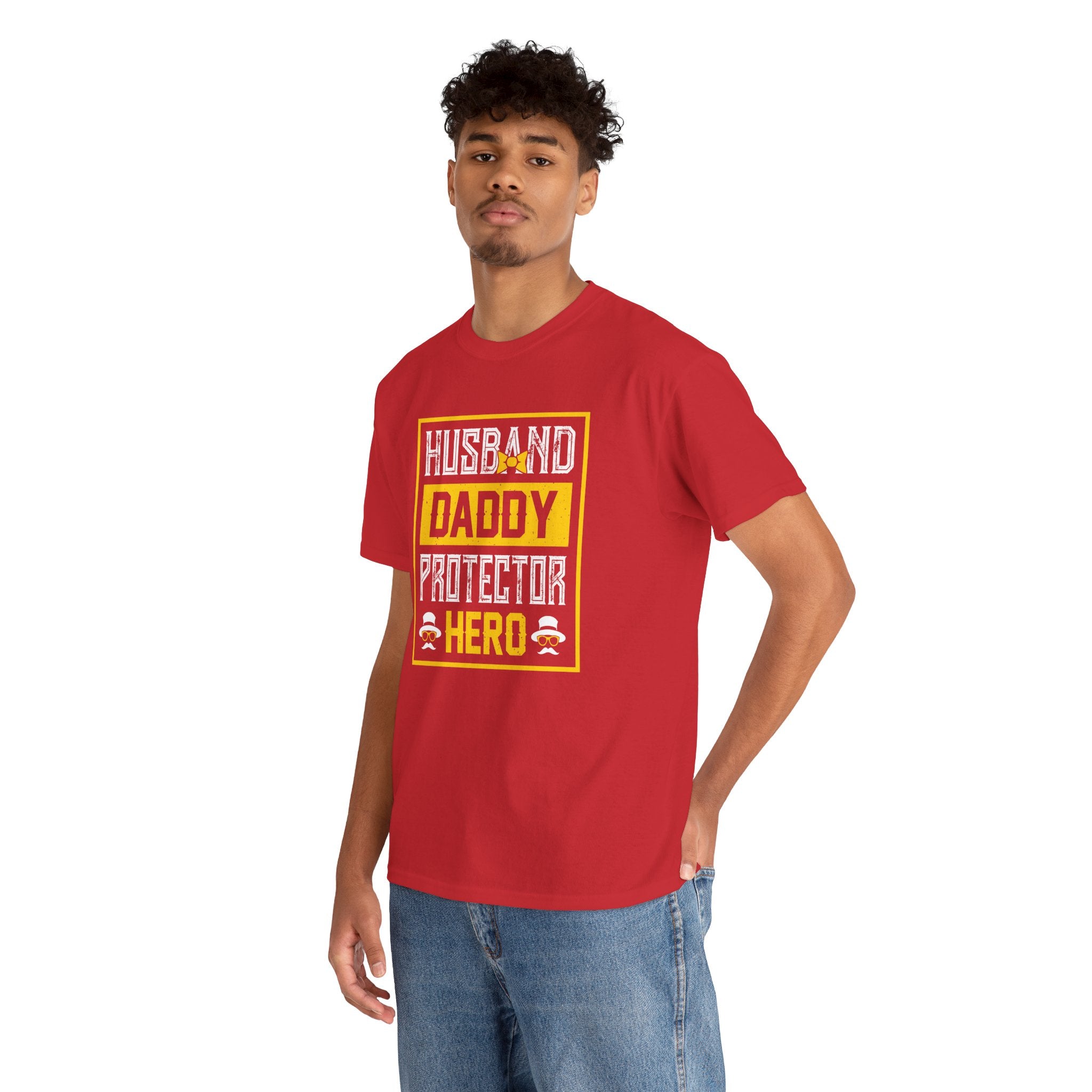Husband Daddy Protector Hero Tee – Father’s Day Gift Shirt
