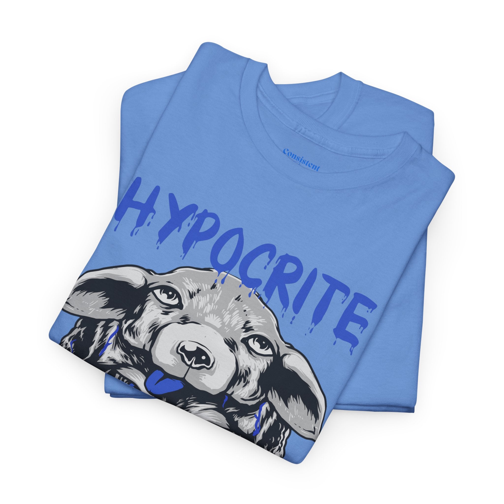 Hypocrite Wolf T-Shirt — Bold Graphic Tee with Dual-Head Wolf Design