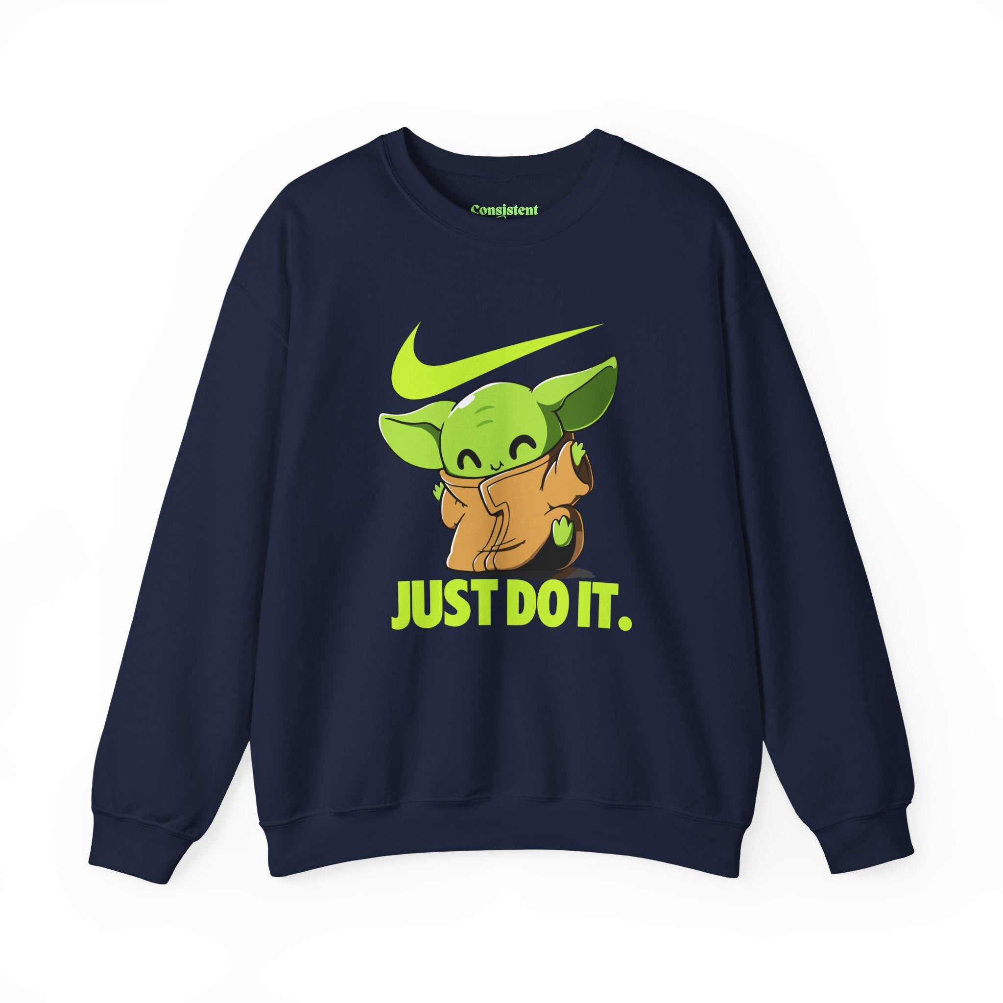 Neon Swoosh Just Do It Graphic Sweatshirt