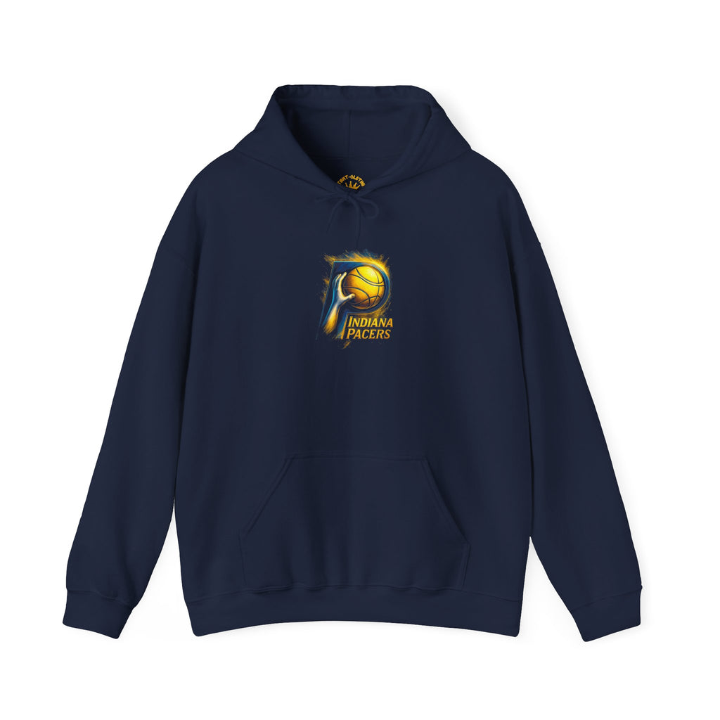 Indiana Pacers Basketball Hoodie | Swirling Ball Logo