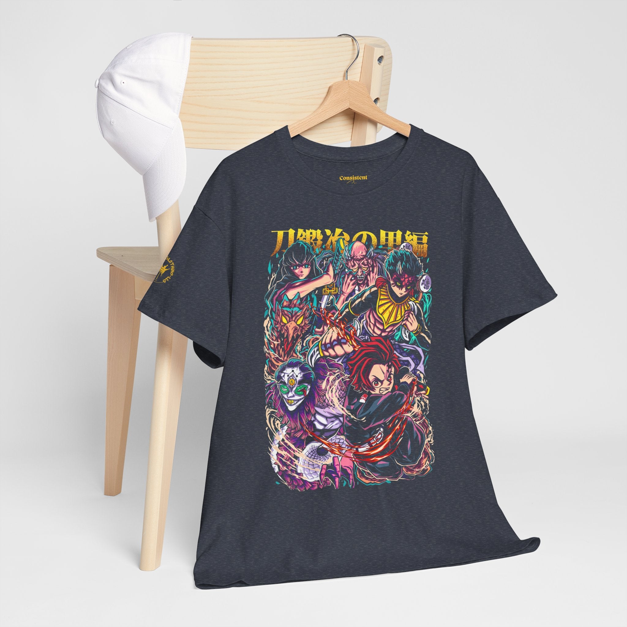 Anime Character Collage T-Shirt — Vibrant Manga Villains & Heroes Graphic Tee