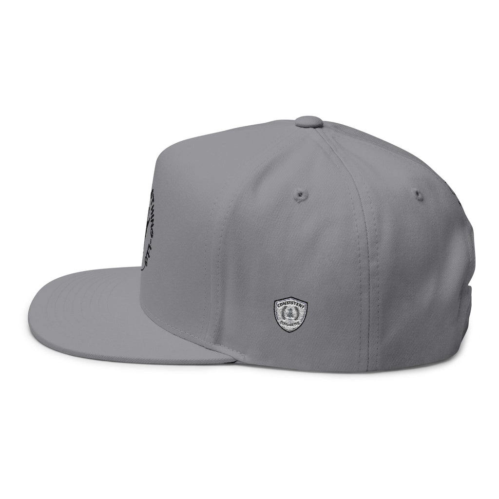 Consistent Clothing Flat Bill Cap - Stylish Embroidered Snapback Hat