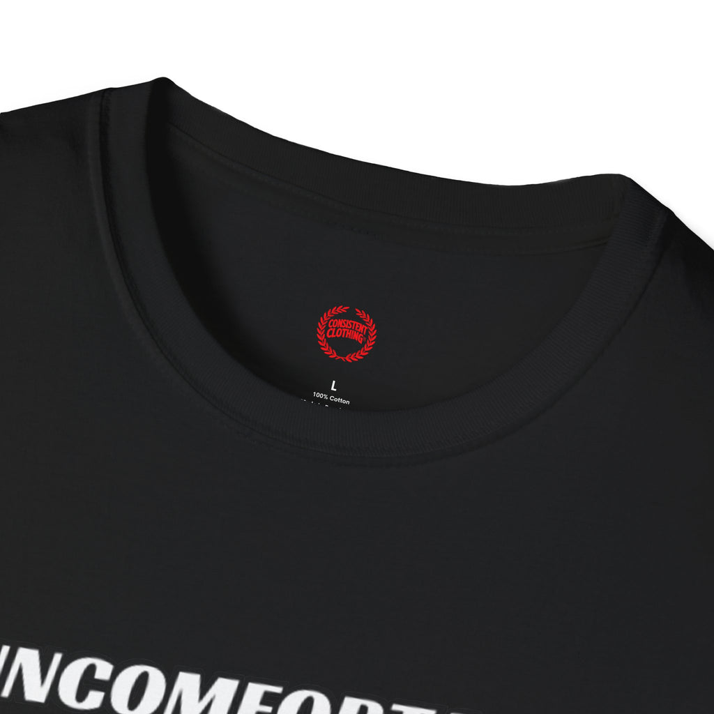 Unisex Softstyle T-Shirt with 'Uncomfortable Truth' Design