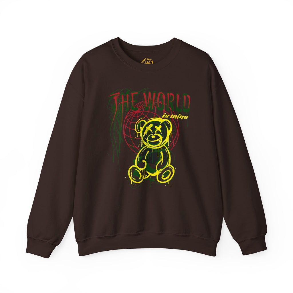 The World Is Mine Teddy Crewneck Sweatshirt