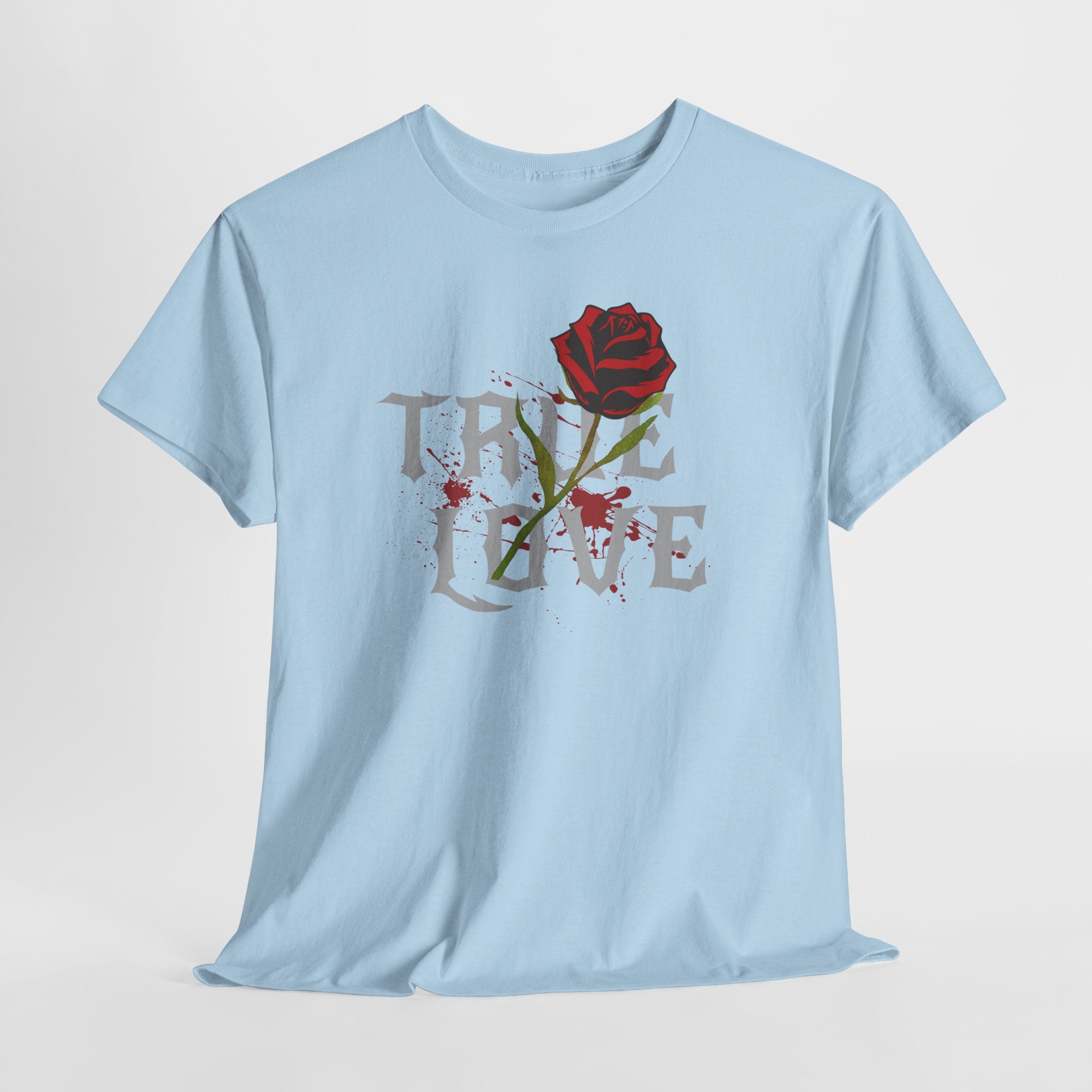 True Love Rose T-Shirt — Gothic Romance Graphic Tee