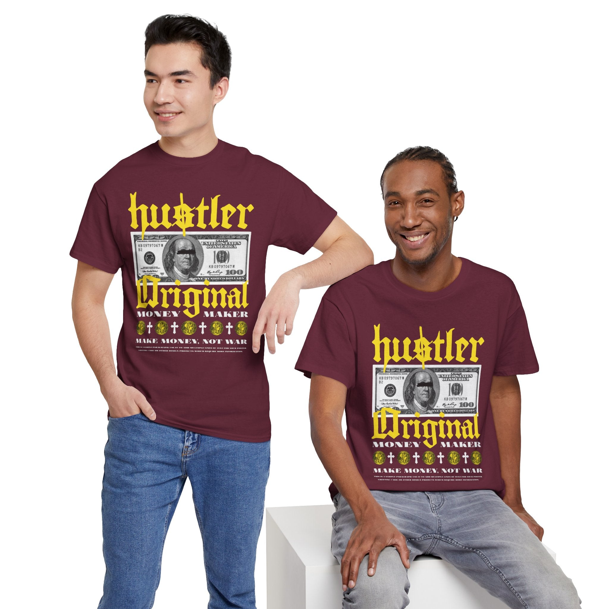 Hustler Original Money Maker Tee — Graphic Streetwear Shirt