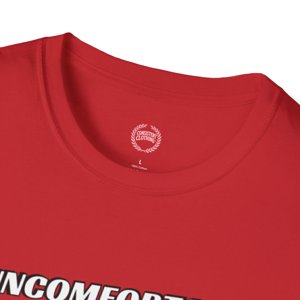 Unisex Softstyle T-Shirt with 'Uncomfortable Truth' Design