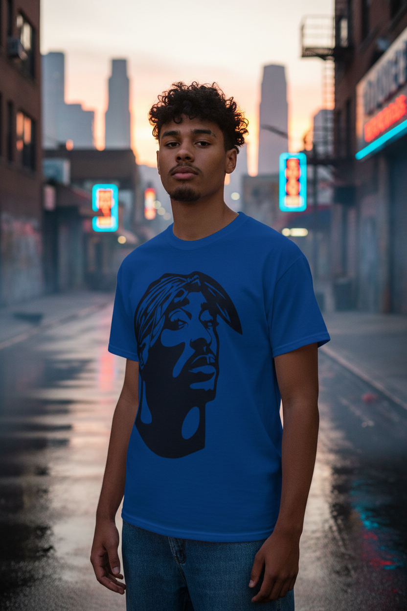 Bold Rap Legend Portrait T-Shirt