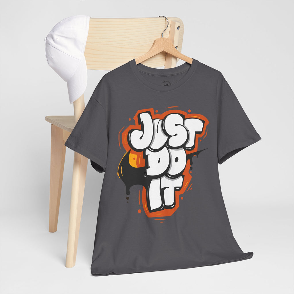 Just Do It graffiti tee | Motivational slogan tee