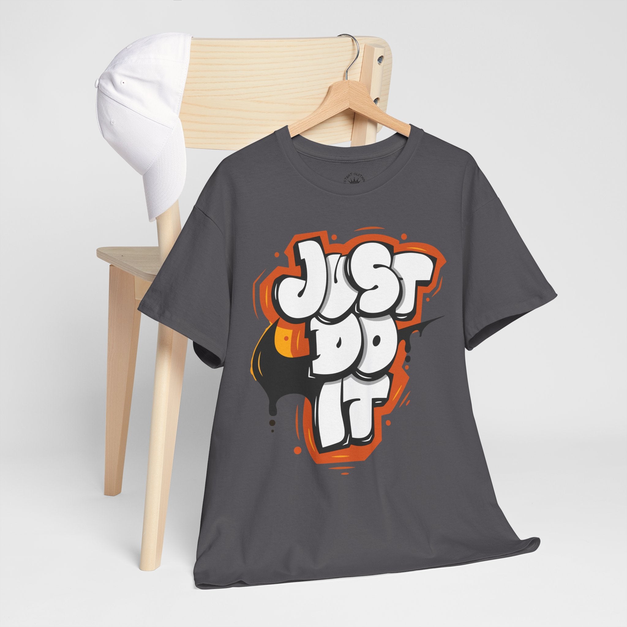 Just Do It graffiti tee | Motivational slogan tee
