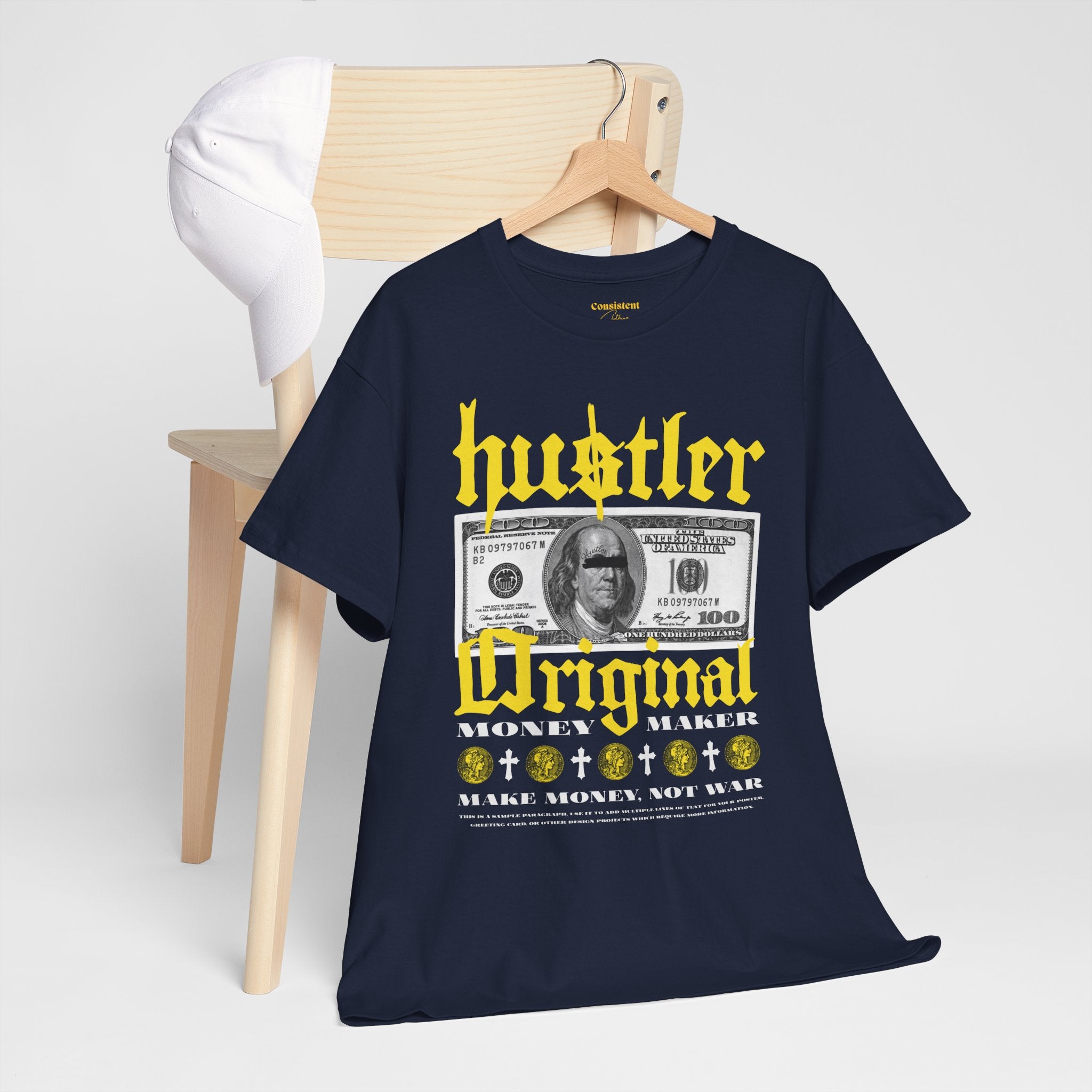 Hustler Original Money Maker Tee — Graphic Streetwear Shirt