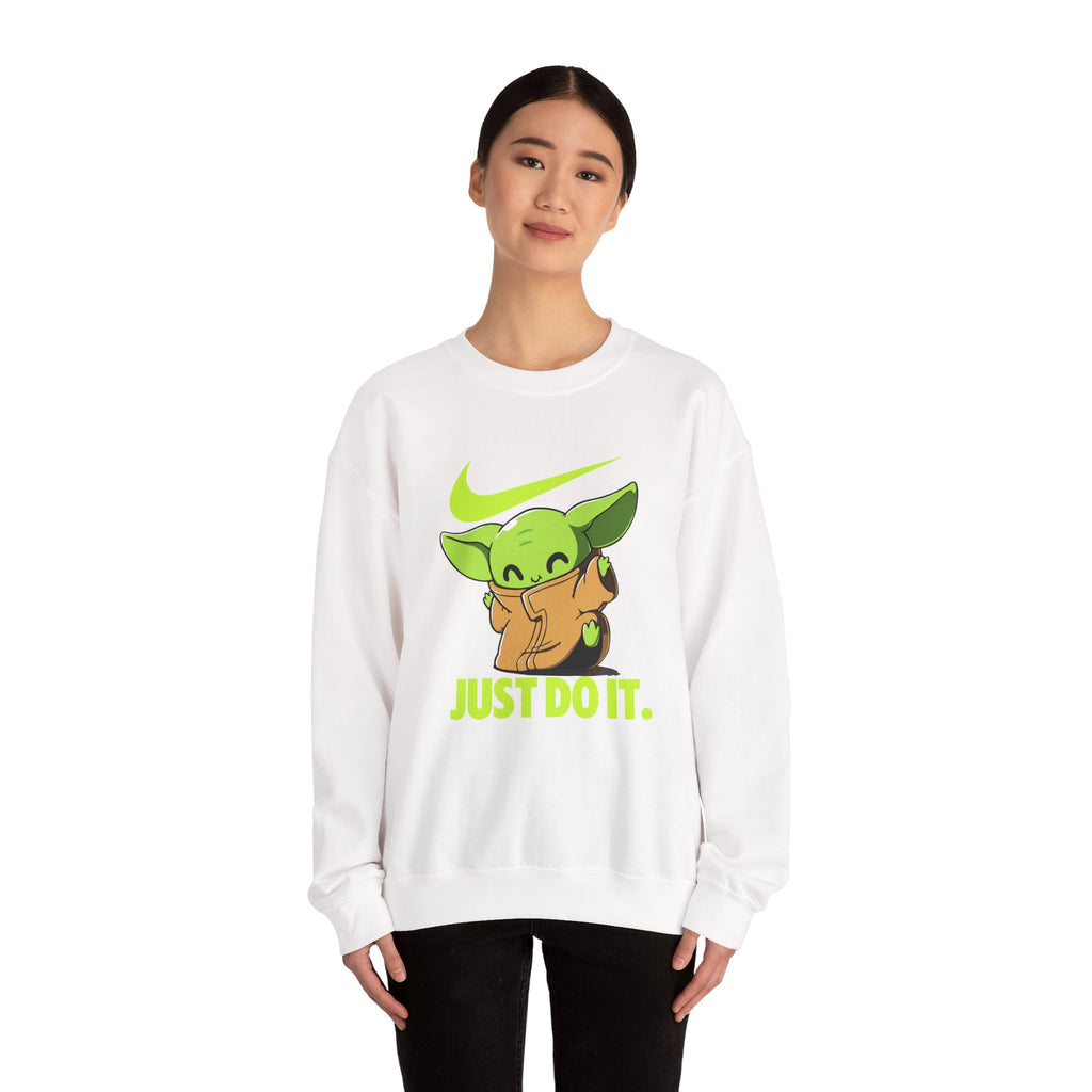 Neon Swoosh Just Do It Graphic Sweatshirt