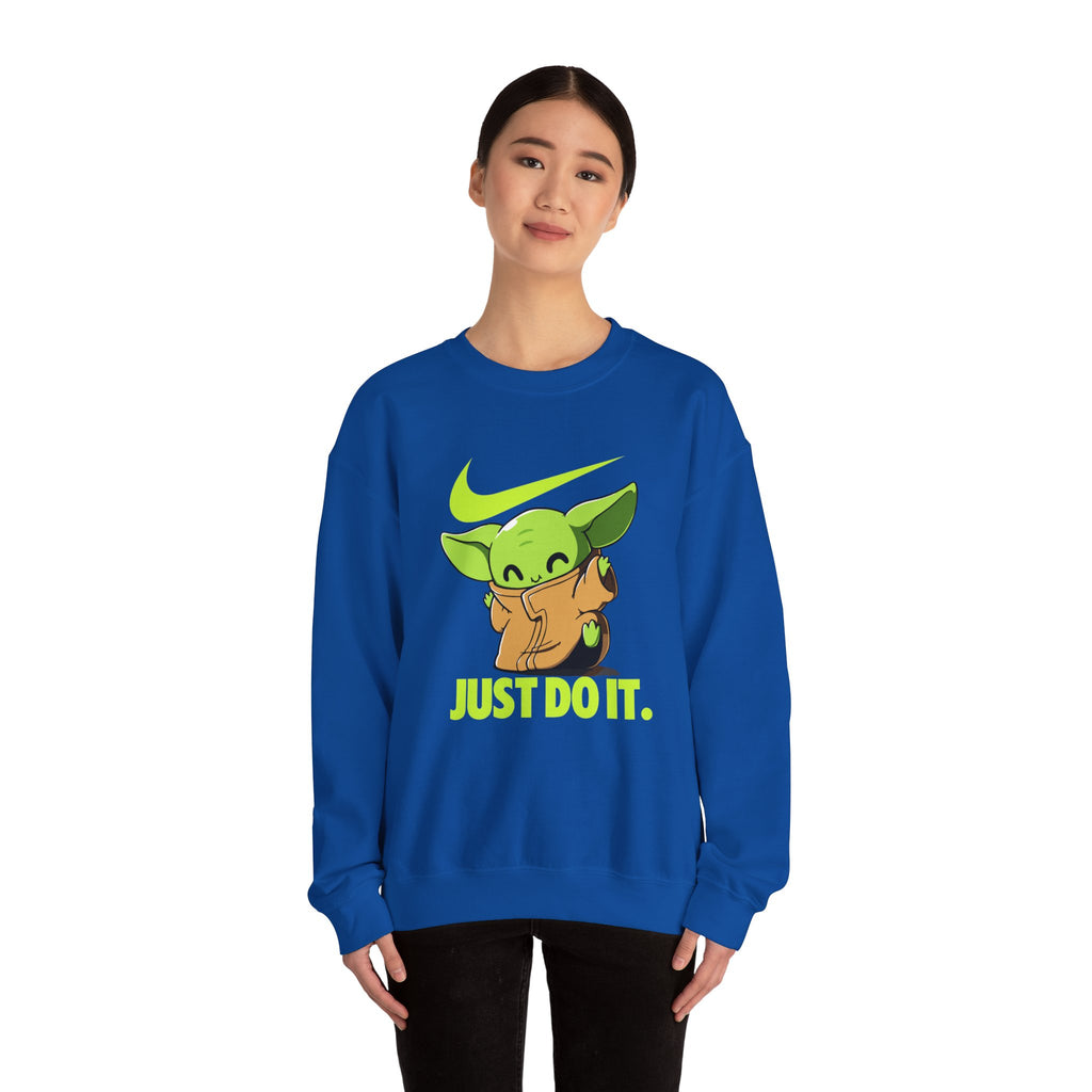Neon Swoosh Just Do It Graphic Sweatshirt