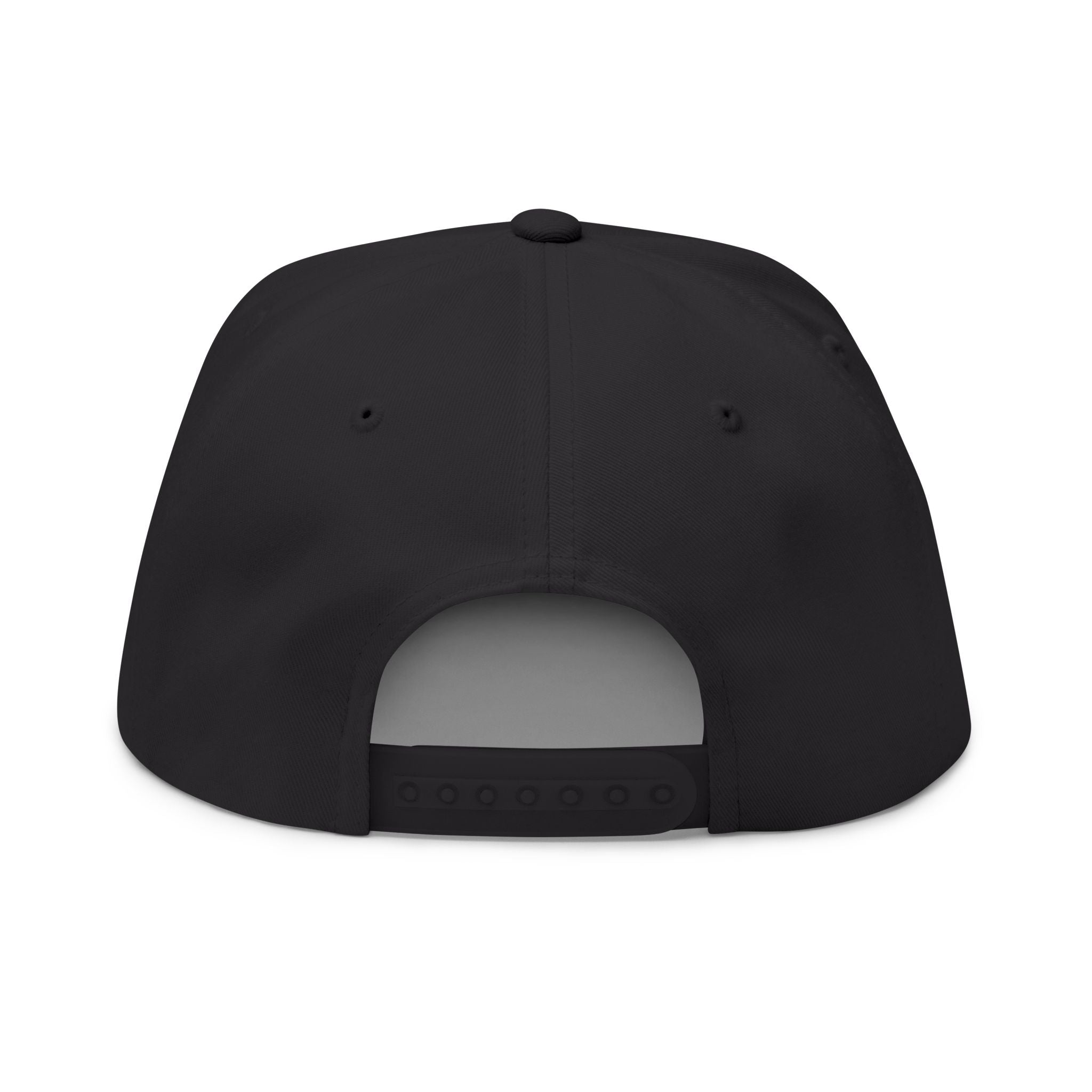 Embroidered Flat Bill Cap — Retro Michael Jordan Basketball Logo